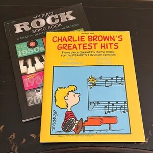 My First Rock & Charlie Brown Piano Books